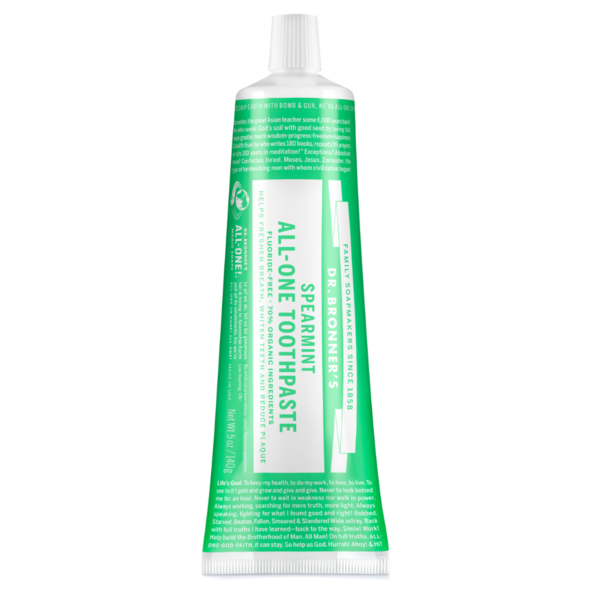 Oral Hygiene Dr. Bronner's Spearmint, All-One Toothpaste hero