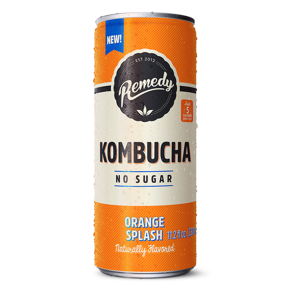 Energy & Sports Drinks Remedy Drinks Orange Splash, Organic, Sugar Free Kombucha hero