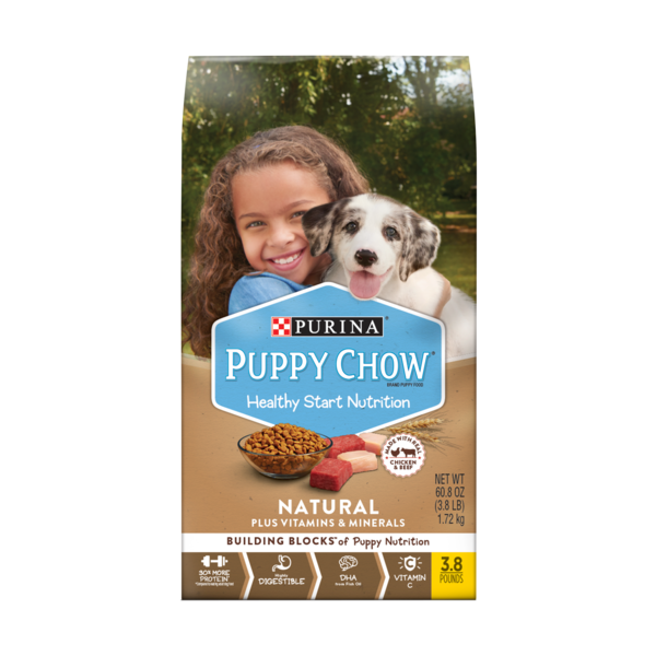 Dog Food & Care Purina Puppy Chow Natural High Protein Dry Puppy Food, With Real Chicken & Beef hero