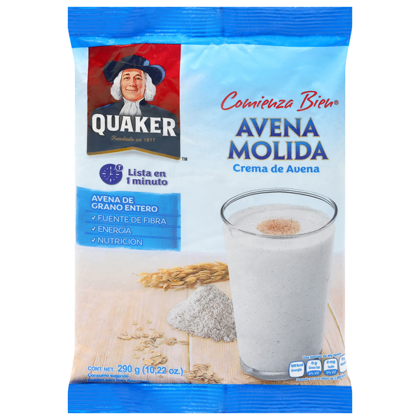 Hot Cereal & Pancake Mixes Quaker Avena Molida hero