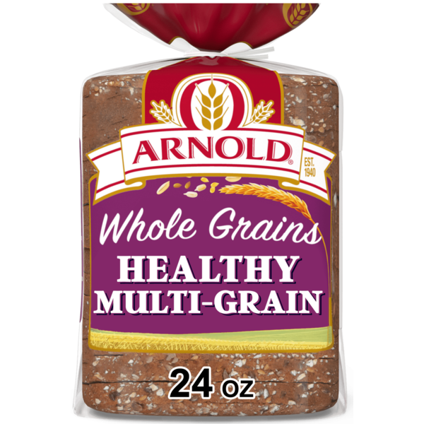 Misc. Bread, Rolls, & Buns Arnold Whole Grains, Healthy Bread hero