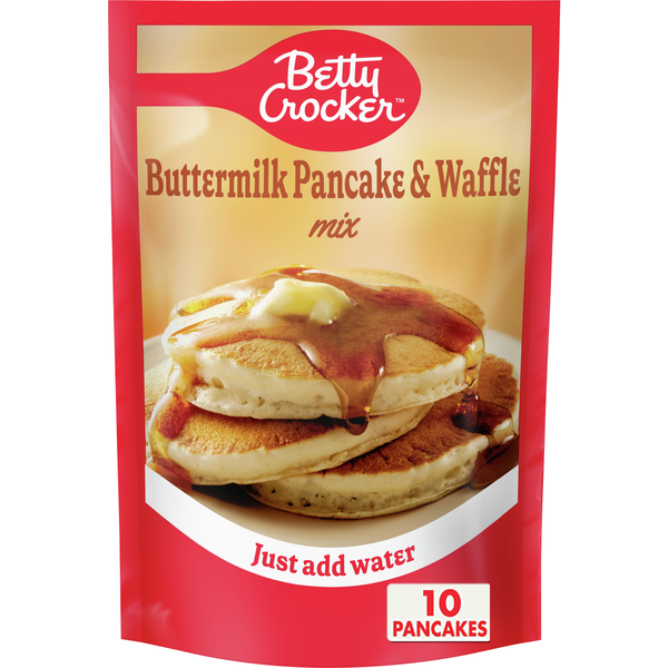 Hot Cereal & Pancake Mixes Betty Crocker Buttermilk Pancake and Waffle Mix hero