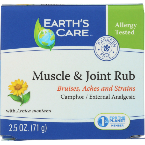 Muscles, Joints & Pain Relief Earth's Care Muscle & Joint Rub hero