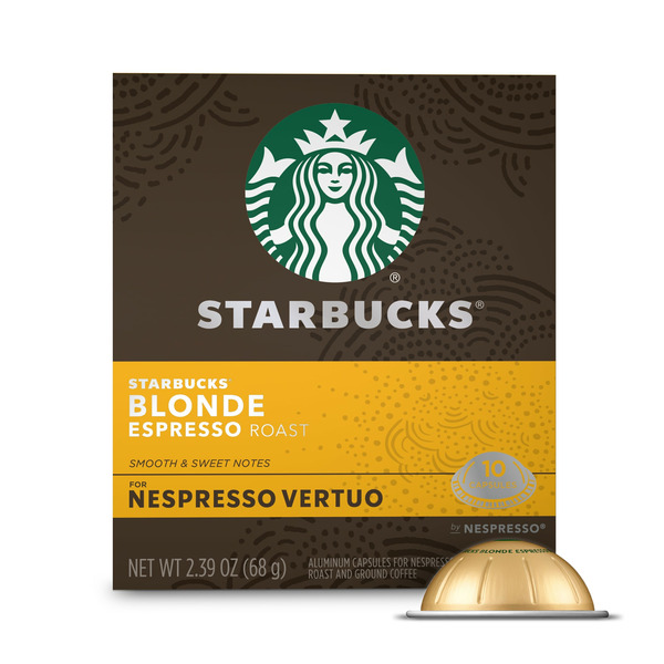 Coffee Starbucks by Nespresso Vertuo Blonde Espresso Blonde Roast  Coffee hero