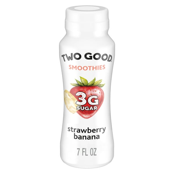 Yogurt Too Good & Co. Strawberry Banana Smoothie, Yogurt-Cultured Smoothie Drink, Less Sugar hero