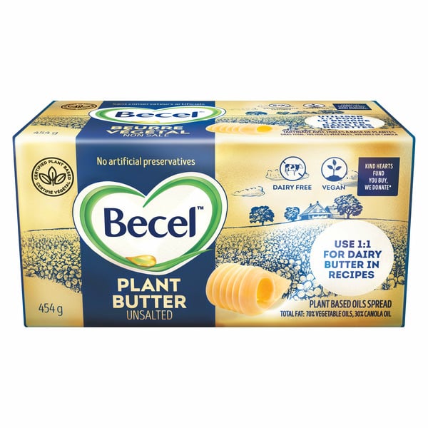 Butter Becel Plant Butter, Unsalted hero