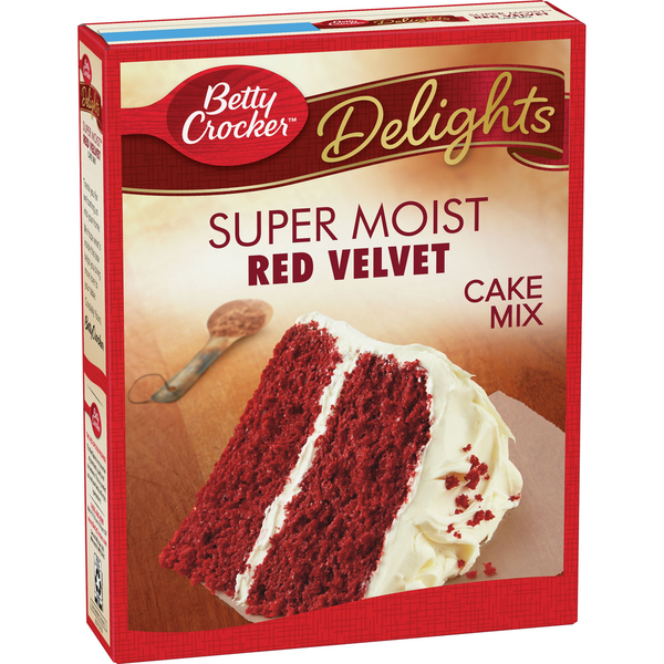 Betty Crocker Super Moist Red Velvet Cake Mix hero