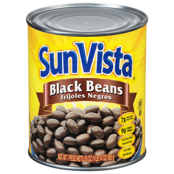 Canned Meals & Beans SunVista Black Beans hero