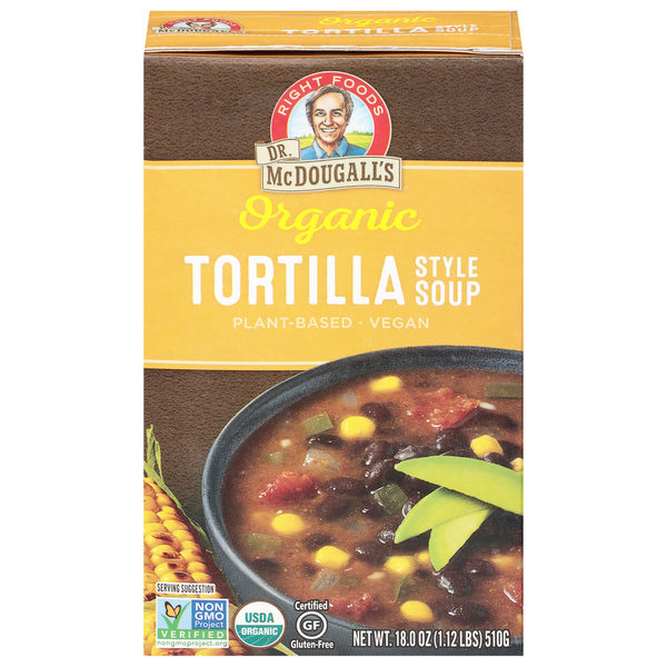 Soup, Broth & Bouillon Dr. McDougall's Soup, Organic, Tortilla Style hero