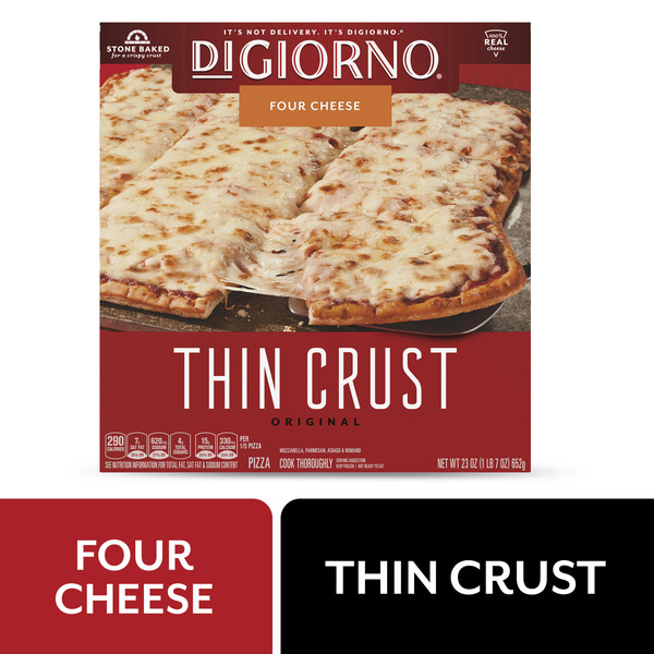 Frozen Pizza DiGiorno Frozen Pizza - Four Cheese Pizza - Original Thin Crust Pizza hero