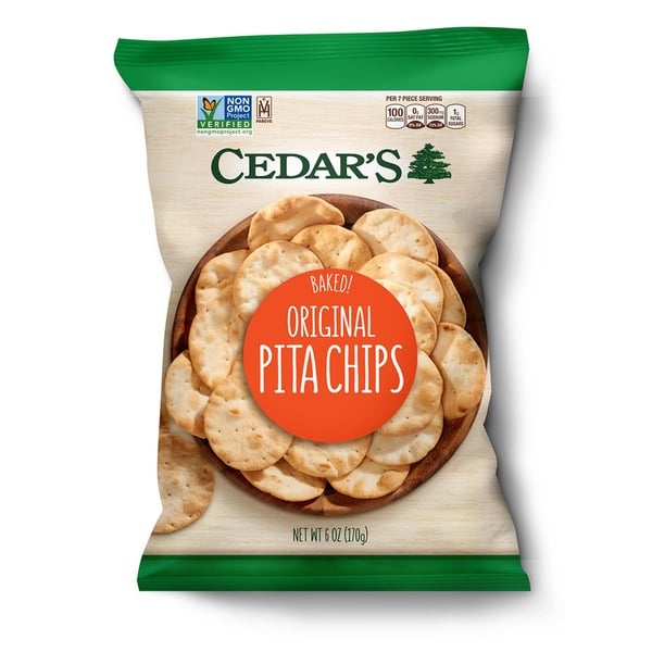 Potato Chips,Tortilla & Pretzels Cedar's Foods Original Pita Chips hero