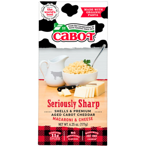 Instant Foods Cabot Seriously Sharp Macaroni & Cheese hero