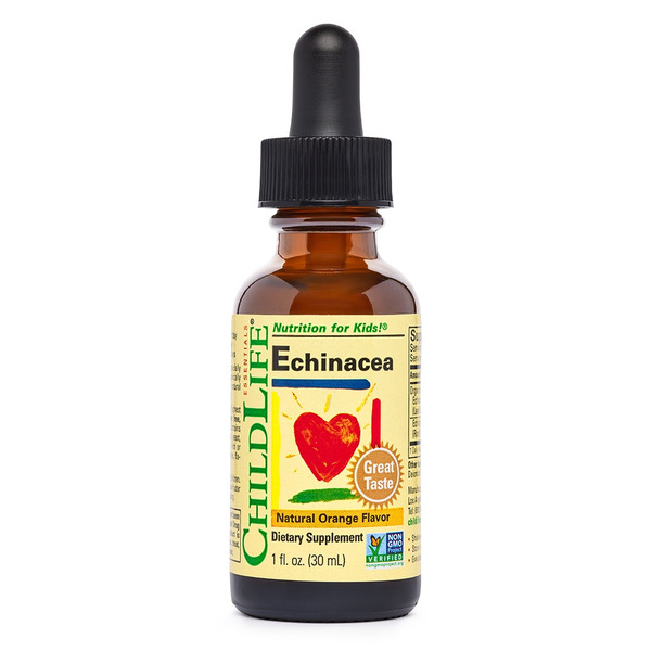 Cold, Flu & Allergy ChildLife Echinacea, Natural Orange Flavor hero