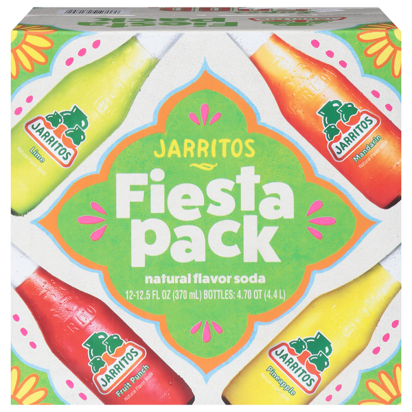 Mexican/Hispanic/Latino Foods Jarritos Soda, Fiesta Pack hero