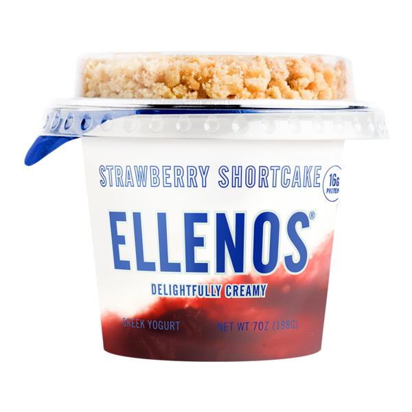 Yogurt Ellenos Strawberry Shortcake, Greek Yogurt hero