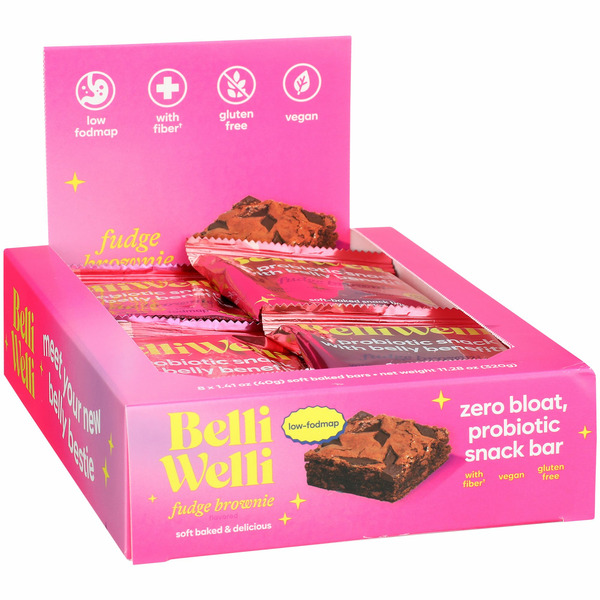 BelliWelli Soft Baked Bars, Fudge Brownie hero