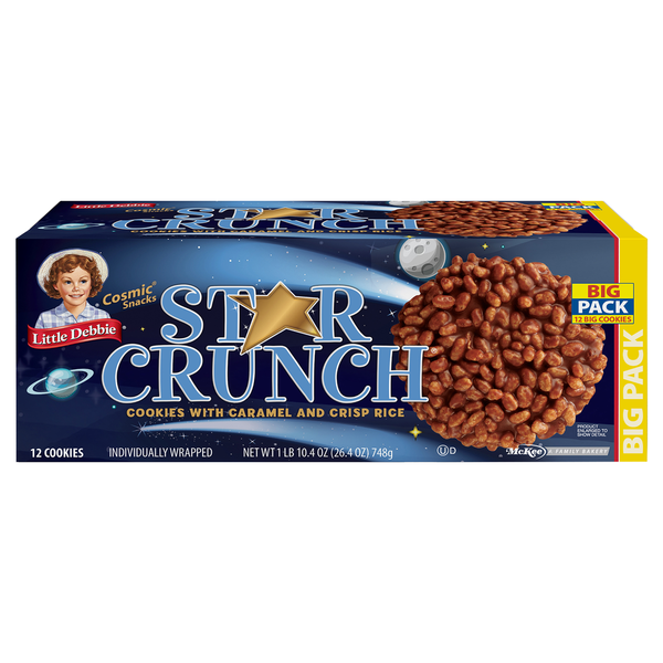 Cookies & Cakes Little Debbie Cookies, Star Crunch, Big Pack hero