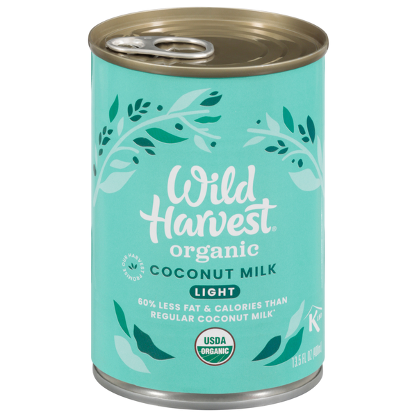 Juice & Nectars Wild Harvest Coconut Milk, Organic, Light hero