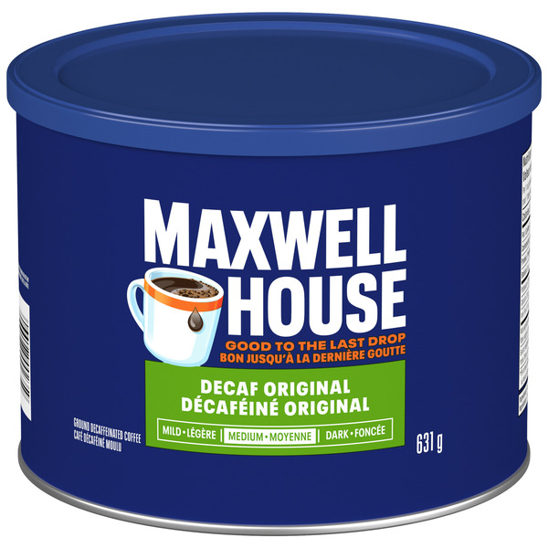 Coffee Maxwell House Decaffeinated Ground Coffee hero