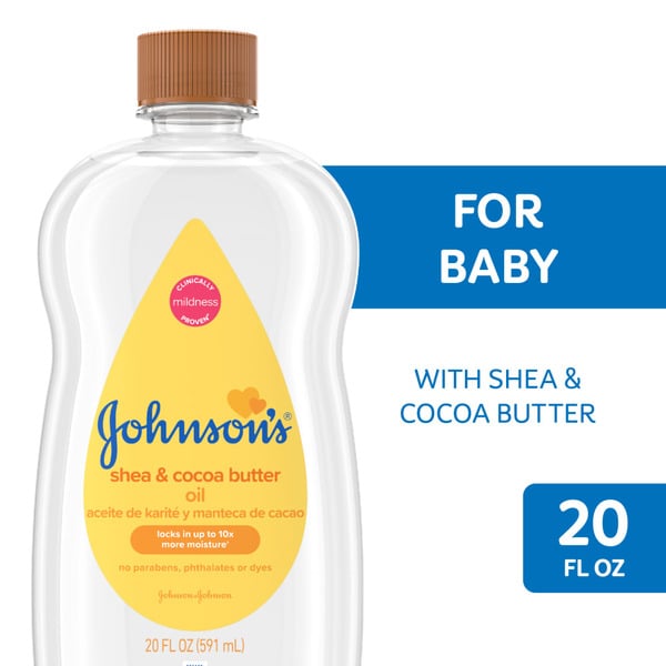 Baby Bath & Body Care Johnson's Oil With Shea & Cocoa Butter hero