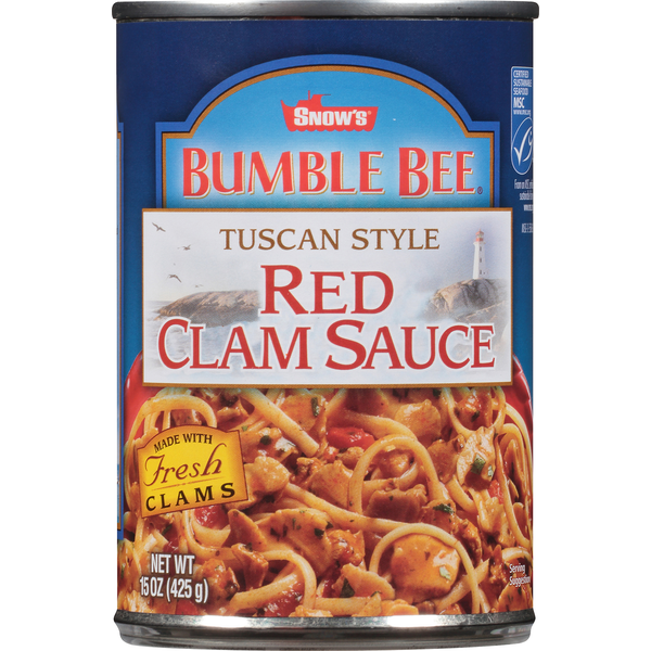 Pasta Sauce Snow's Tuscan Style Red Clam Sauce hero