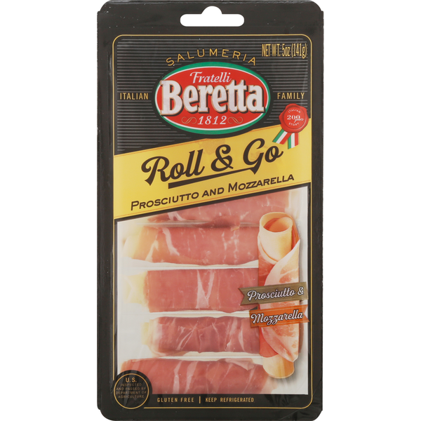 Deli Meat & Cheese Fratelli Beretta Prosciutto and Mozzarella, Roll & Go hero