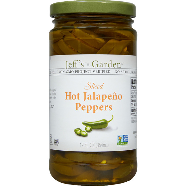 Pickled Goods & Olives Jeff's Garden Sliced Hot Jalapeño Peppers hero