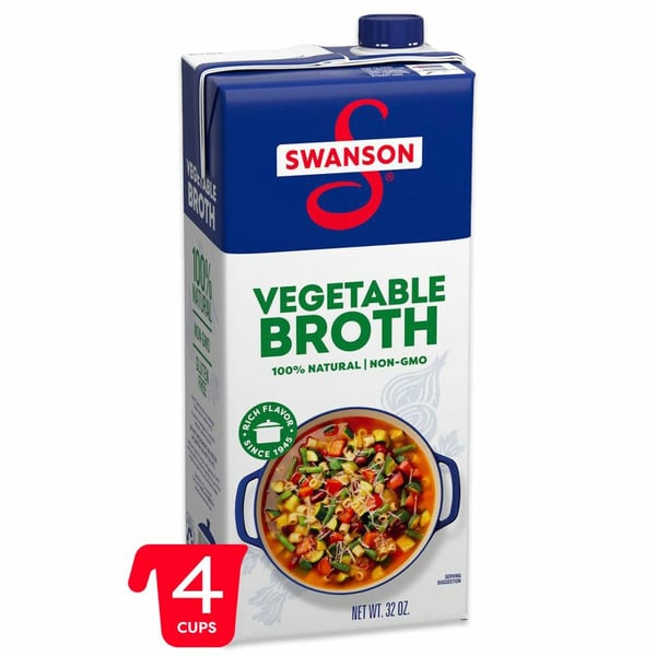 Soup, Broth & Bouillon Swanson's 100% Natural Vegetable Broth hero