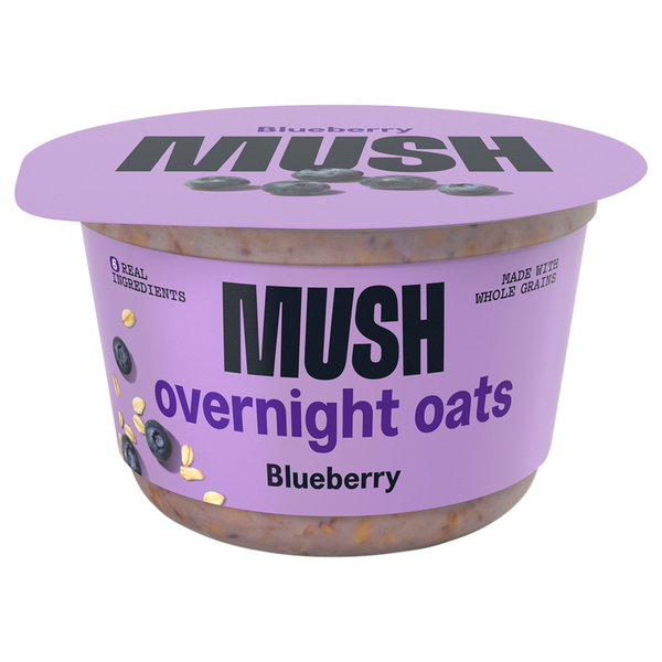 MUSH Blueberry Overnight Oats hero