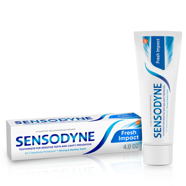 Oral Hygiene Sensodyne Sensitive Teeth Toothpaste Fresh Impact, Sensitive Teeth Toothpaste Fresh Impact hero