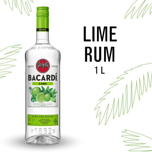 Rum Bacardí® Lime Rum, Gluten Free hero