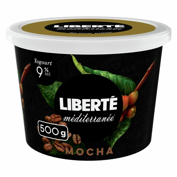 Yogurt Liberté Méditerranée 9% Yogurt, Mocha hero