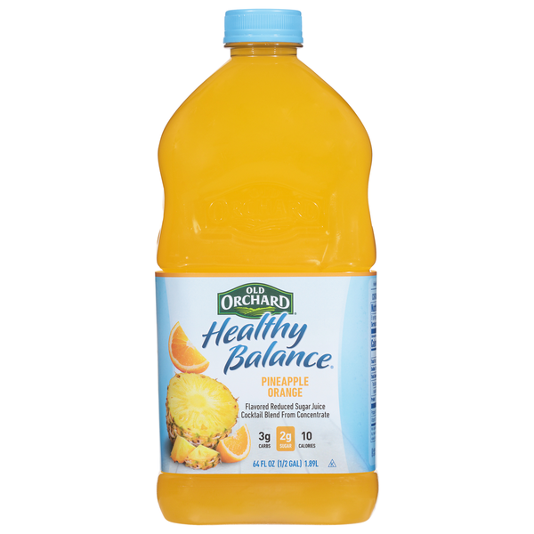 Juice & Nectars Old Orchard Diet Pineapple Orange Juice Cocktail hero