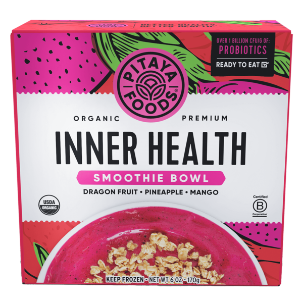 Pitaya Foods Frozen Organic Inner health Smoothie Bowl, Ready to Eat hero