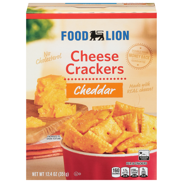 Crackers Food Lion Cheddar Cheese Snack Crackers hero