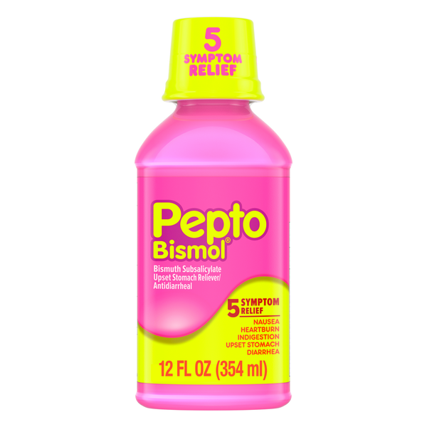 Digestion Pepto-Bismol Original Liquid, Upset Stomach, 5 Symptom Relief hero