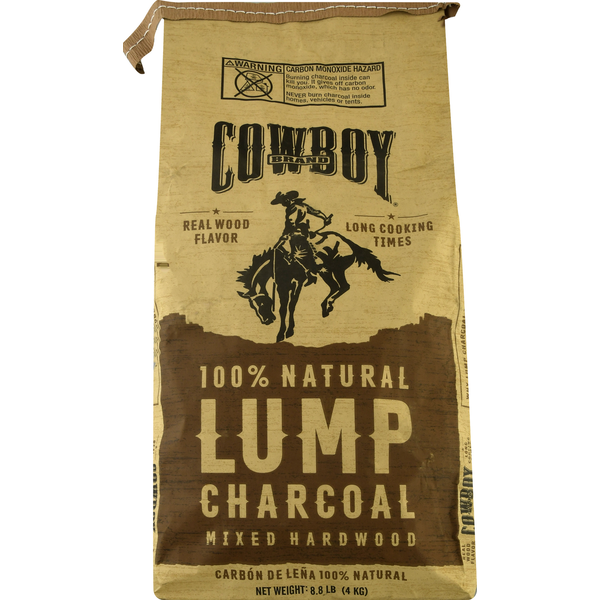 More Household Cowboy Lump Charcoal, 100% Natural, Mixed Hardwood hero