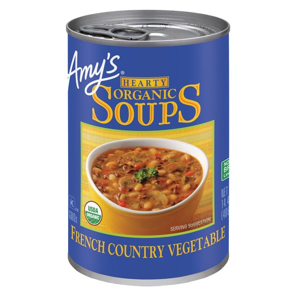 Soup, Broth & Bouillon Amy's Kitchen Hearty French Country Vegetable Soup hero