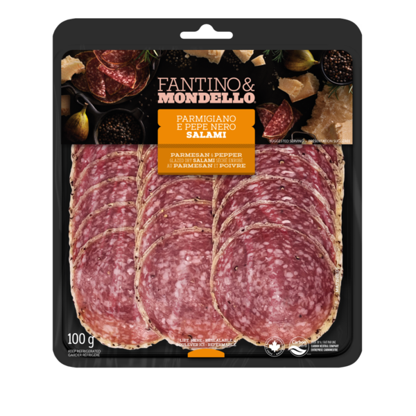 Packaged Meat Fantino & Mondello Parmigiano E Pepe Nero Dry Salami hero