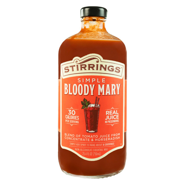 Mixers Stirrings Bloody Mary Mix, Non Alcoholic Cocktail Mixer hero