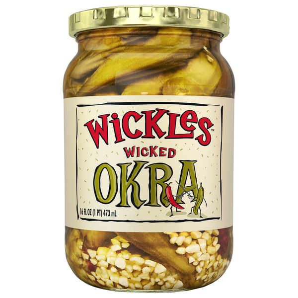 Pickled Goods & Olives Wickles Okra, Wicked hero