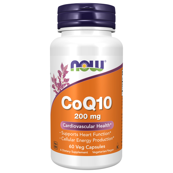 Vitamins & Supplements NOW CoQ10 200 mg hero