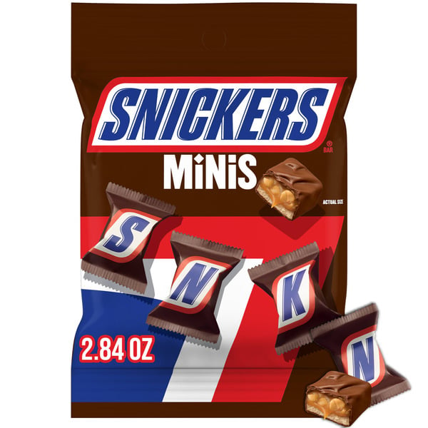 Candy & Chocolate SNICKERS Minis Size Milk Chocolate Candy Bars hero