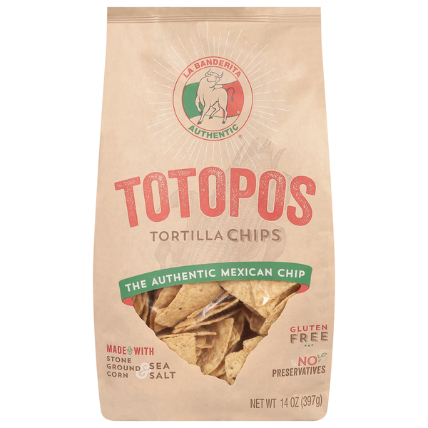 La Banderita Tortilla Chips, Totopos hero