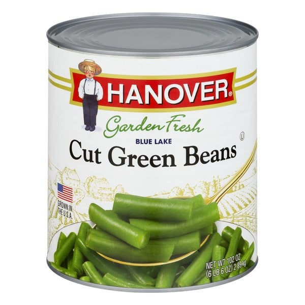 Canned & Jarred Vegetables Hanover Garden Fresh Blue Lake Cut Green Beans hero