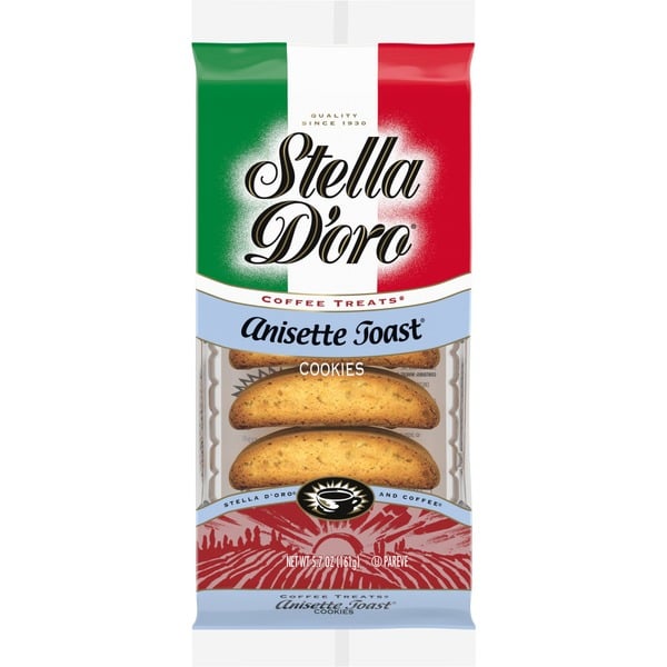 Desserts Stella D'oro Anisette Toast Coffee Treats Cookies hero