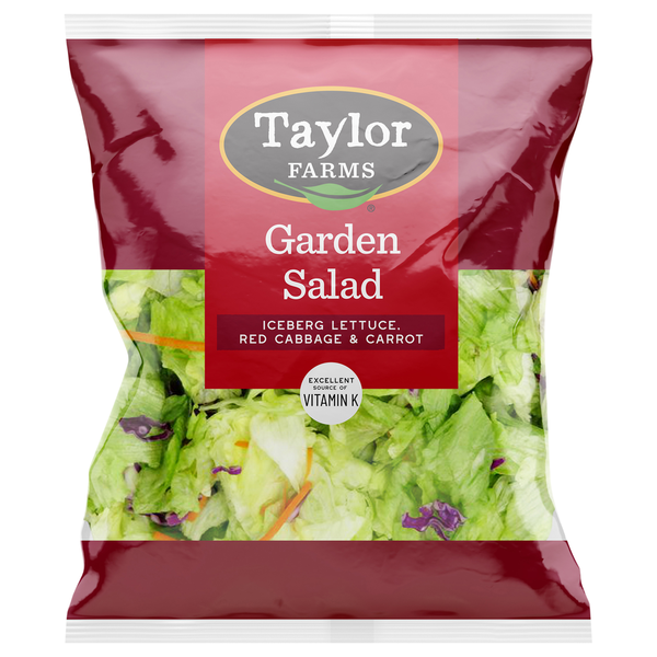 Packaged Vegetables & Fruits Taylor Farms Garden Salad hero