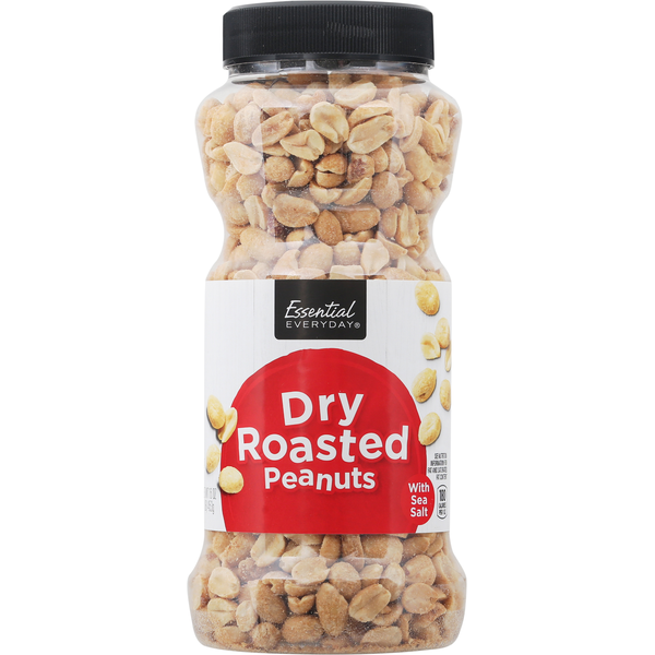 Nuts, Seeds & Dried Fruit Essential Everyday Peanuts, with Sea Salt, Dry Roasted hero