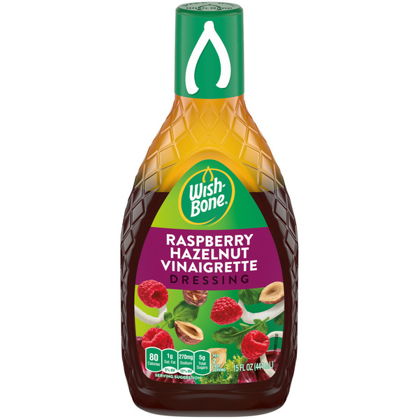 Salad Dressing & Toppings Wish-Bone Raspberry Hazelnut Vinaigrette hero