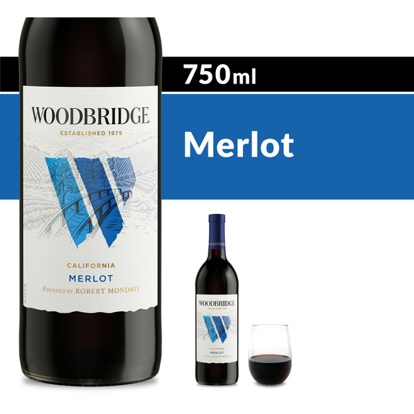 Merlot Wine Woodbridge Merlot Red Wine Bottle hero